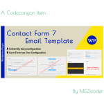 Contact Form 7 Email Template - email Template Configuration for Admin and Autoresponder